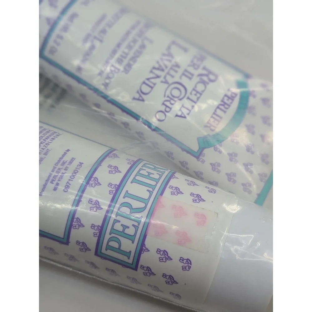 RARE NEW LOT 2!🌸PERLIER Ricetta Per Il Corpo LAVANDA Lavender Moisturizer 150ml